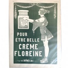 POSTER-062 Crème Floreine