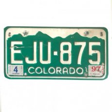 Nummerplaat Colorado