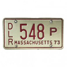 MC-7 Nummerplaat 'Massachusetts'