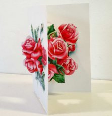 POST-019 Pop-up postkaartje roos