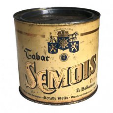 Oud tabaksblik Semois