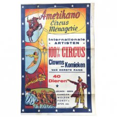 POSTER-119 Circus affiche 'Amerikano'