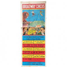 Circus affiche 'Broadway'
