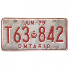 Nummerplaat Ontario