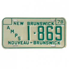MC-143 Nummerplaat Brunswick