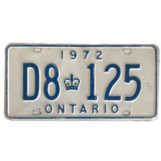 MC-145 Nummerplaat Ontario