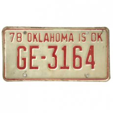 MC-146 Nummerplaat Oklahoma
