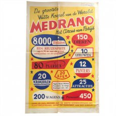 POSTER-120 Circus affiche 'Medrano'