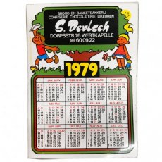 STICK-169 Kalender 1979